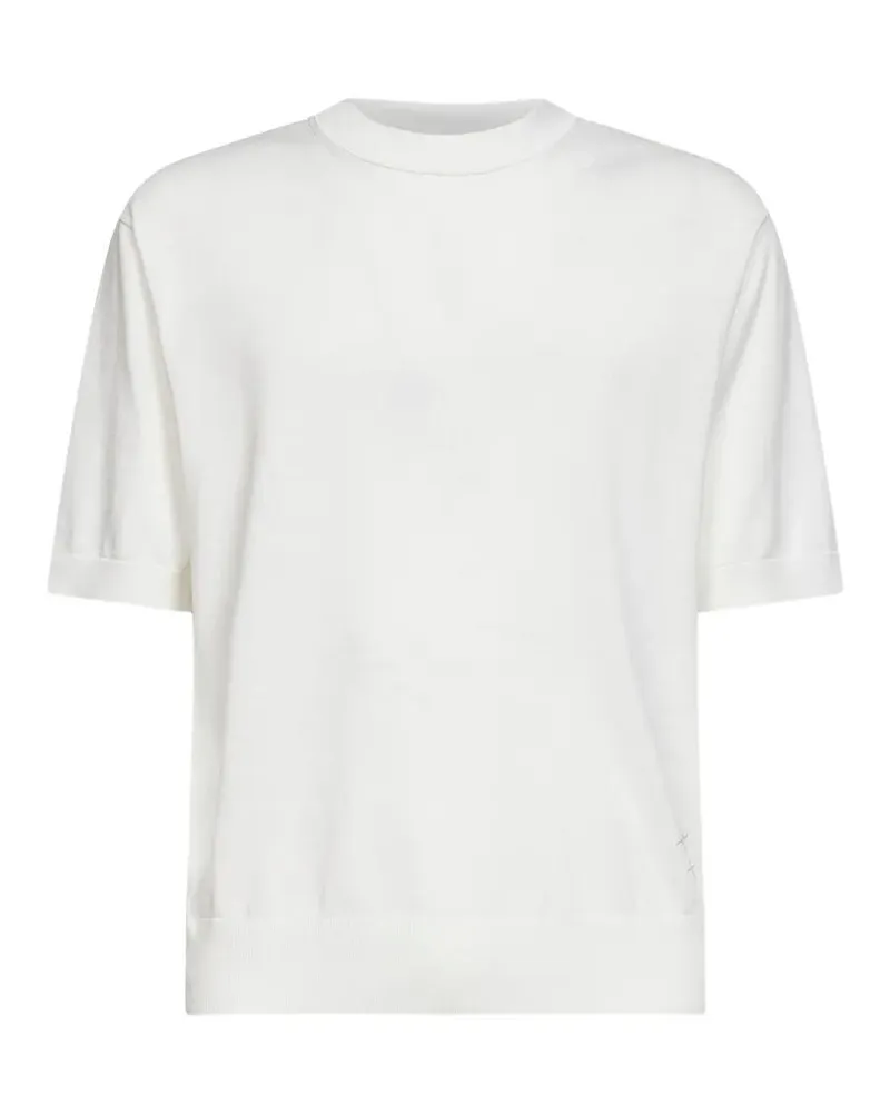 Laneus Knitted T-Shirt Man White