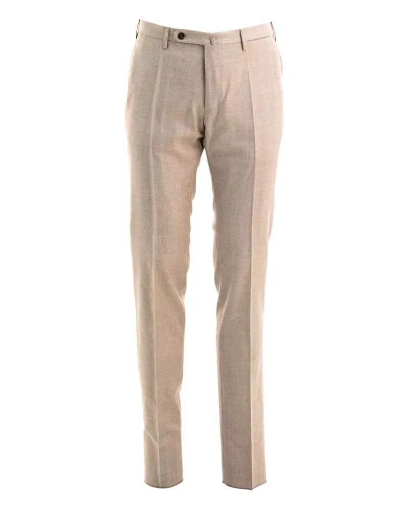 Incotex Chino Slim Fit Trousers Beige