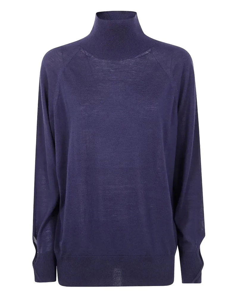Liviana Conti Miranda Long Sleeve Sweater Blue