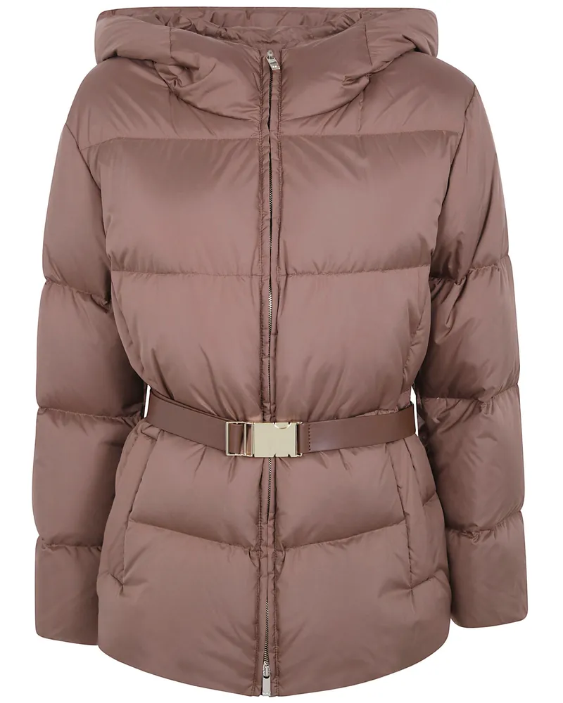 Max Mara Cropped Belted Jacket "Mst Lana Brown