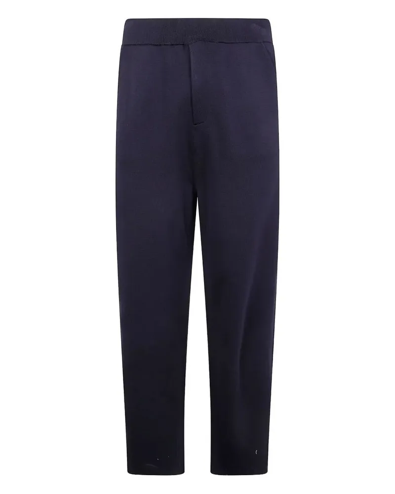Emporio Armani Oversized Trousers Blue