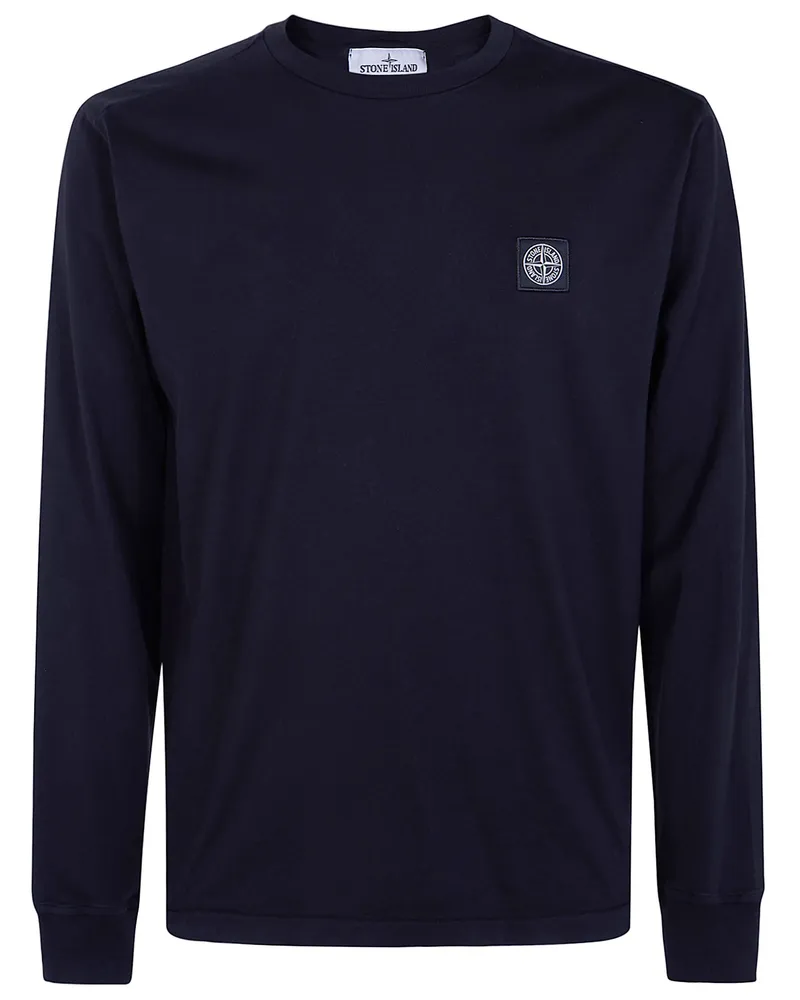 Stone Island T-Shirt Long Sleeves "Classic Black
