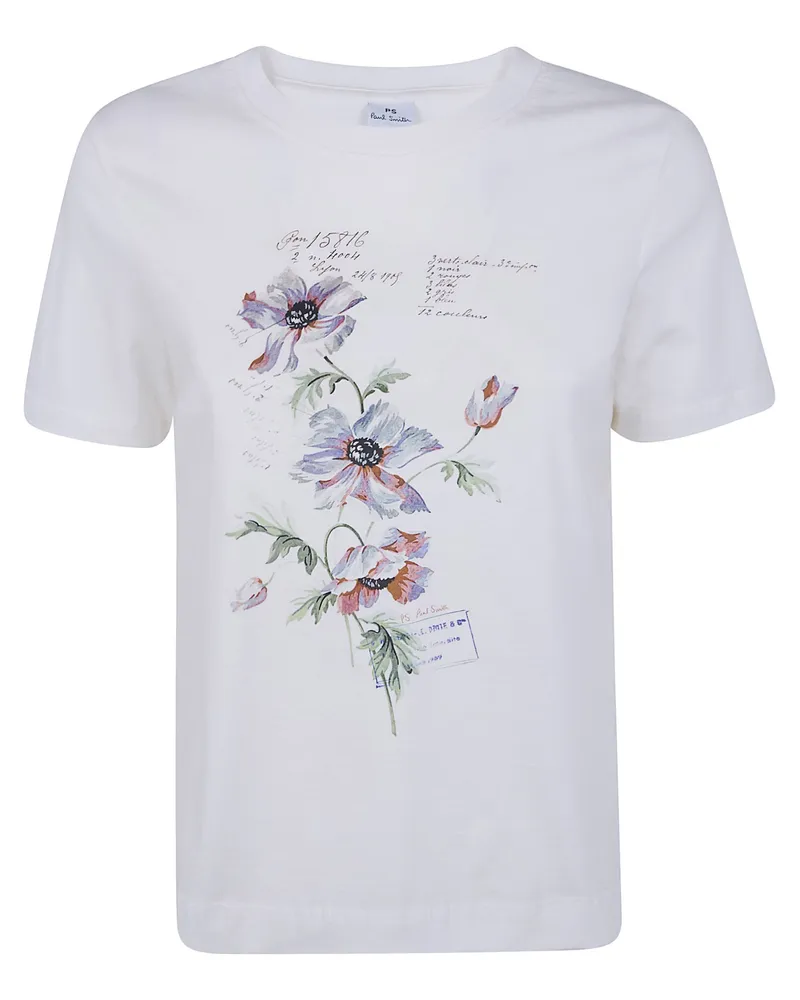 Paul Smith Printed T-Shirt White