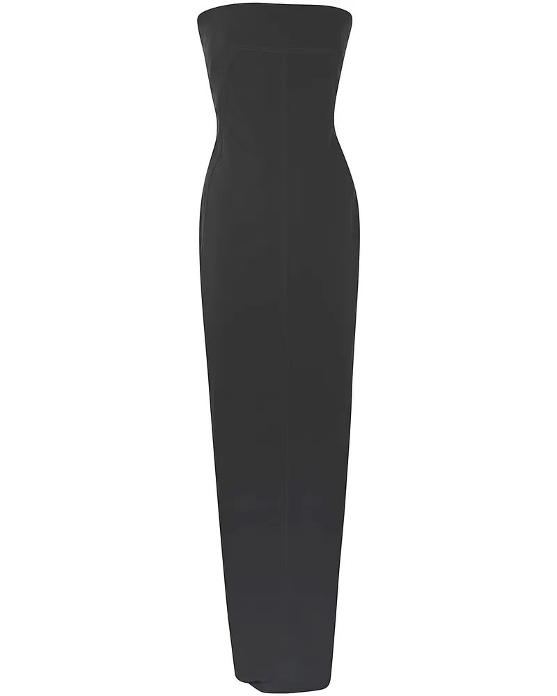 Rick Owens Bustier Gown" Dress Black