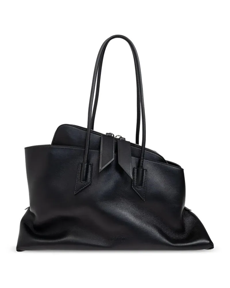 ATTICO La Passeggiata Medium Top Handle Bag Black