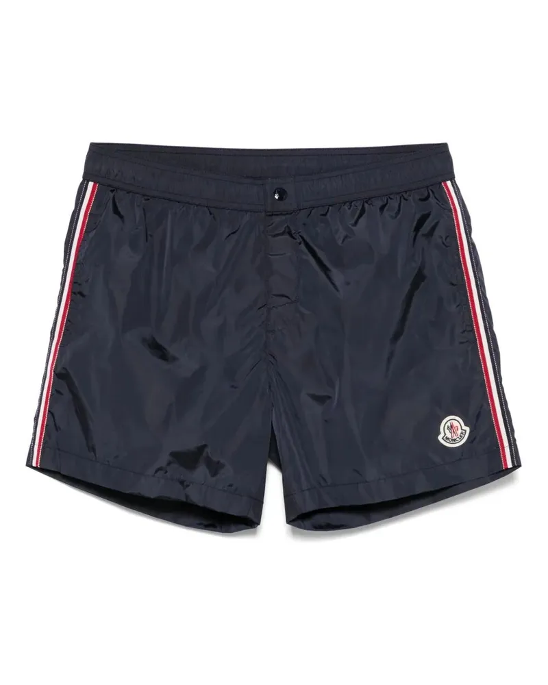 Moncler Nylon Technique Beach Swimwear Blue