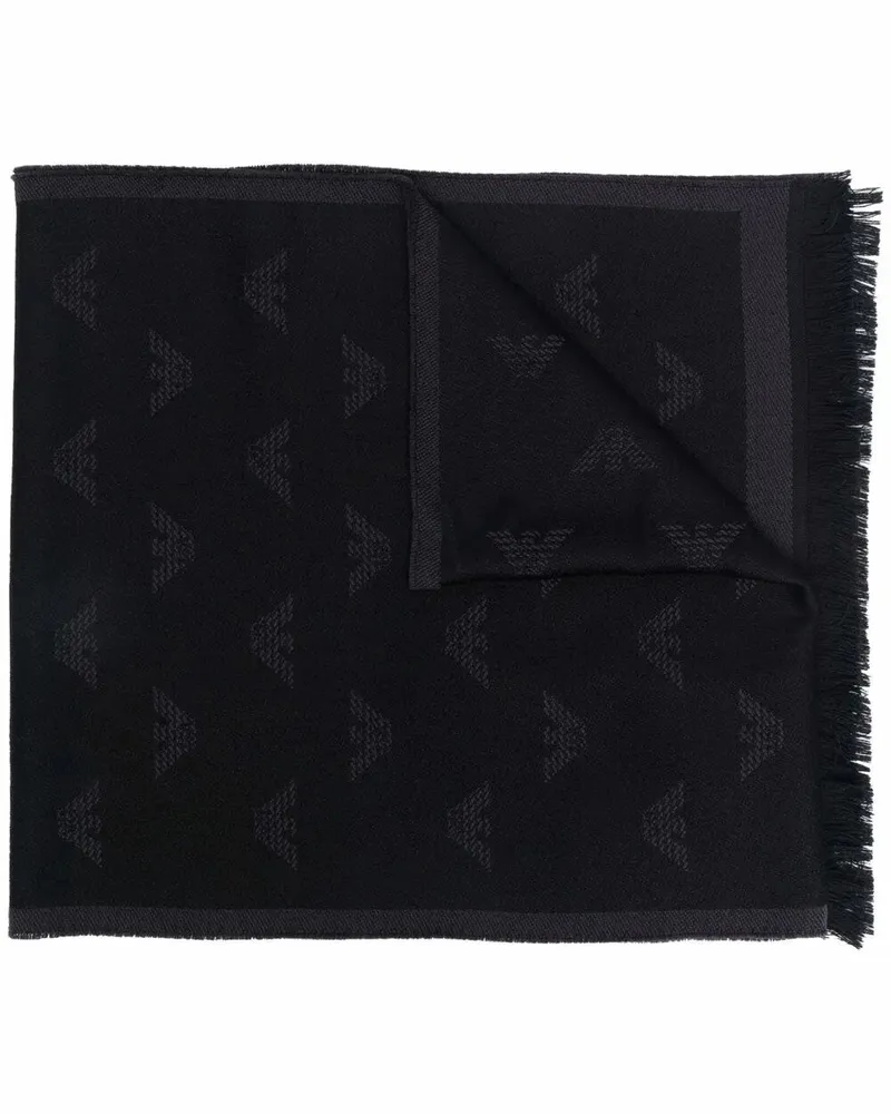 Emporio Armani Classic Scarf Gray