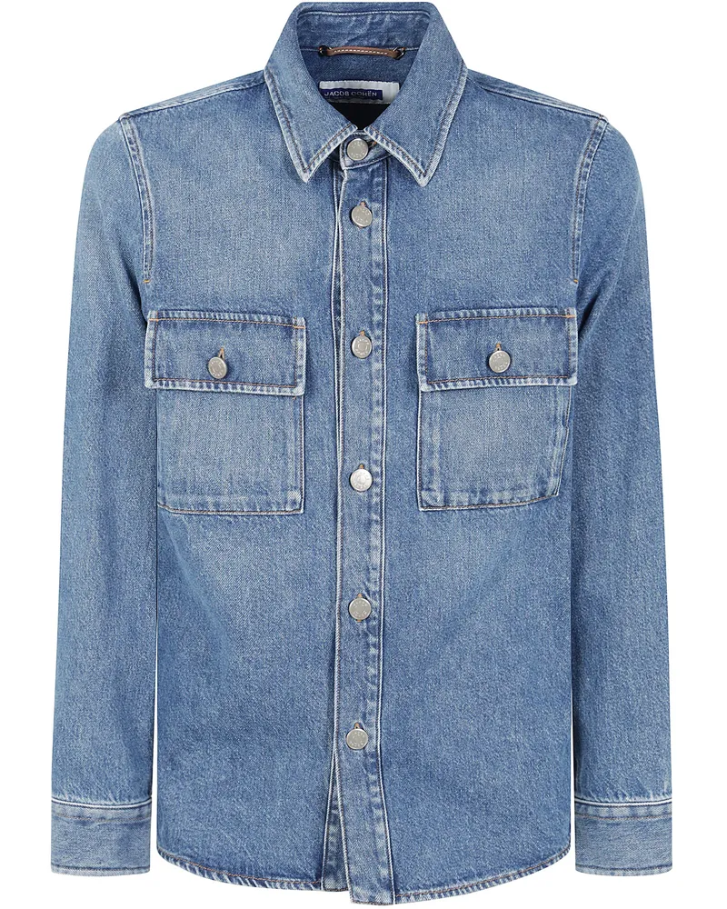 Jacob Cohën Light Jacket Denim Blue Vintage Blue