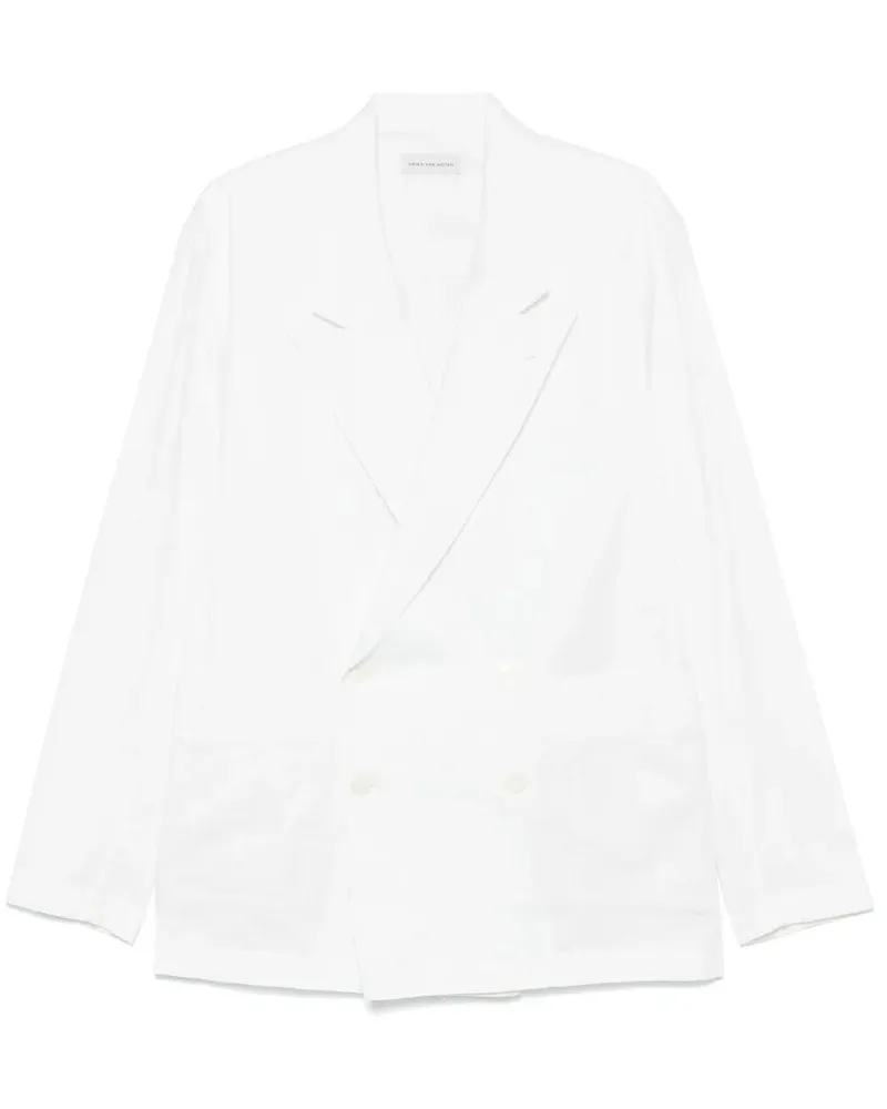 Dries van Noten Shirt Jacket Caplans Bis White