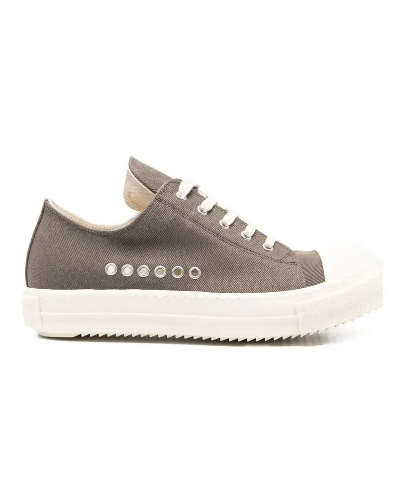 DRKSHDW by Rick Owens Denim Low Top Sneakers Gray