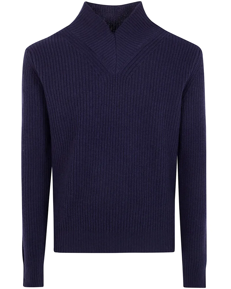 CRUNA Sweater V-Neck "Vail Blue