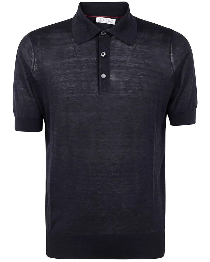 Brunello Cucinelli Polo Shirt Gray