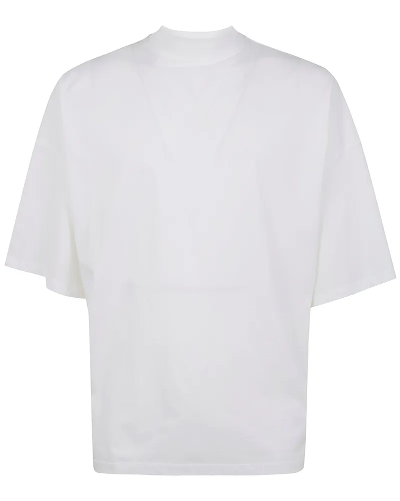 Jil Sander Crewneck Short Sleeves Classic T-Shirt White