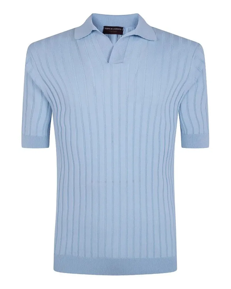 Filippo de Laurentiis Short Sleeves "Skipper" Polo Shirt White