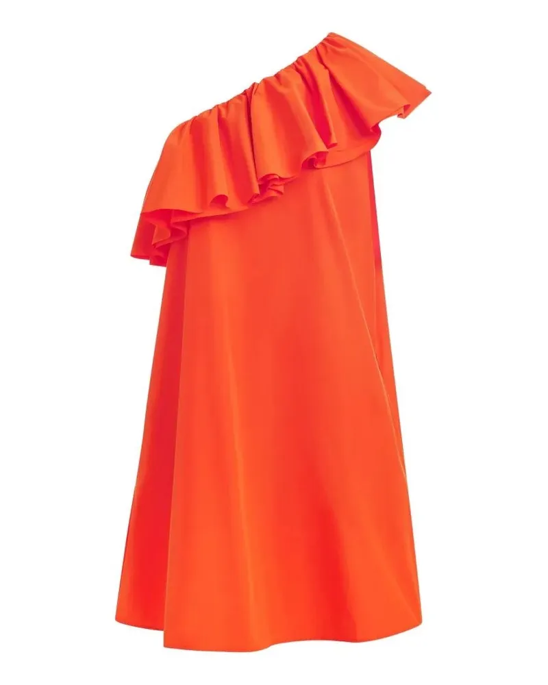 Essentiel Juicer' Asymmetric Ruffle Dress Red