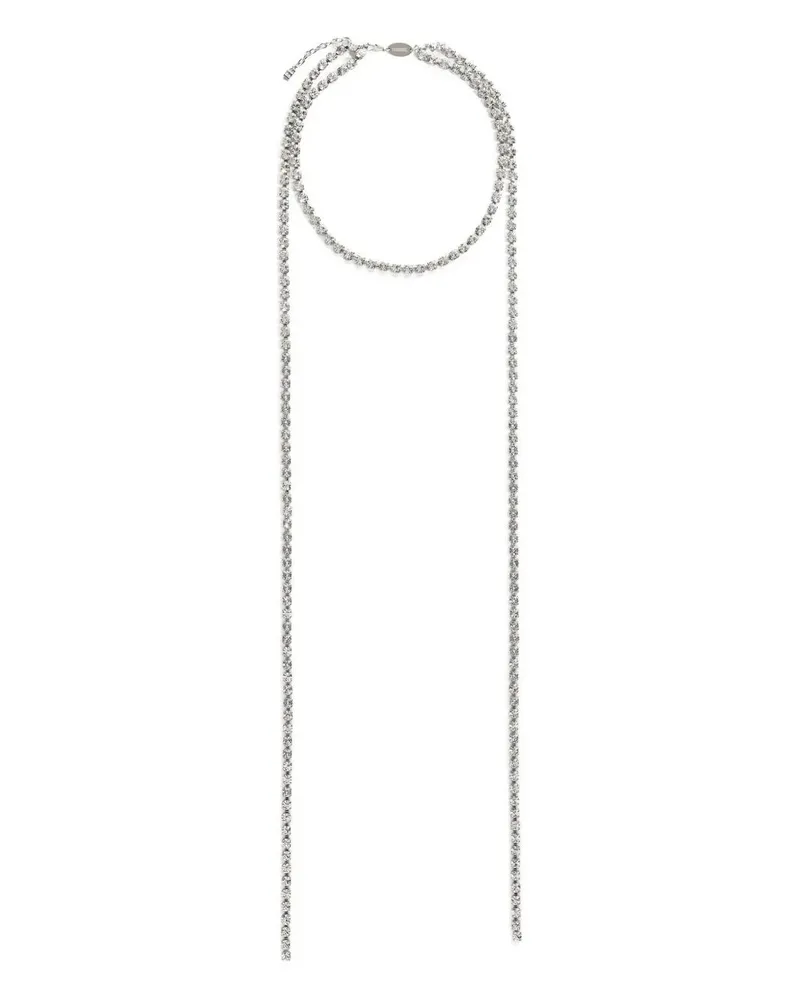 Dsquared2 Necklace Metal Strass Metallic