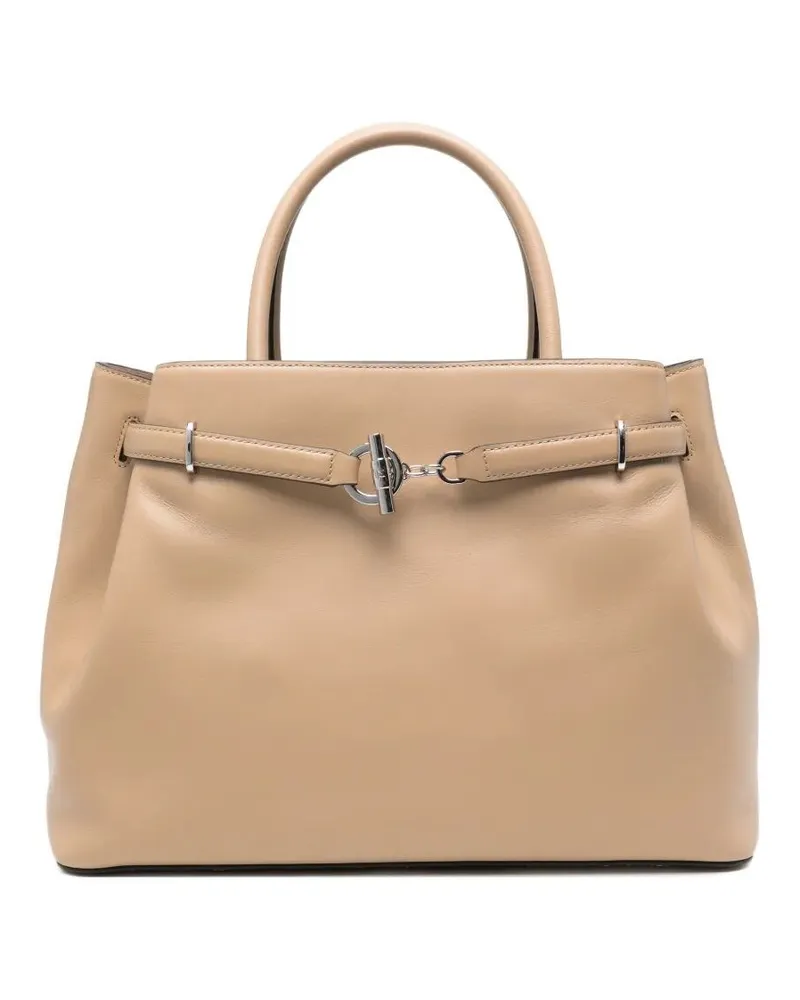 Ralph Lauren Bag Large Satchel "Blke Beige