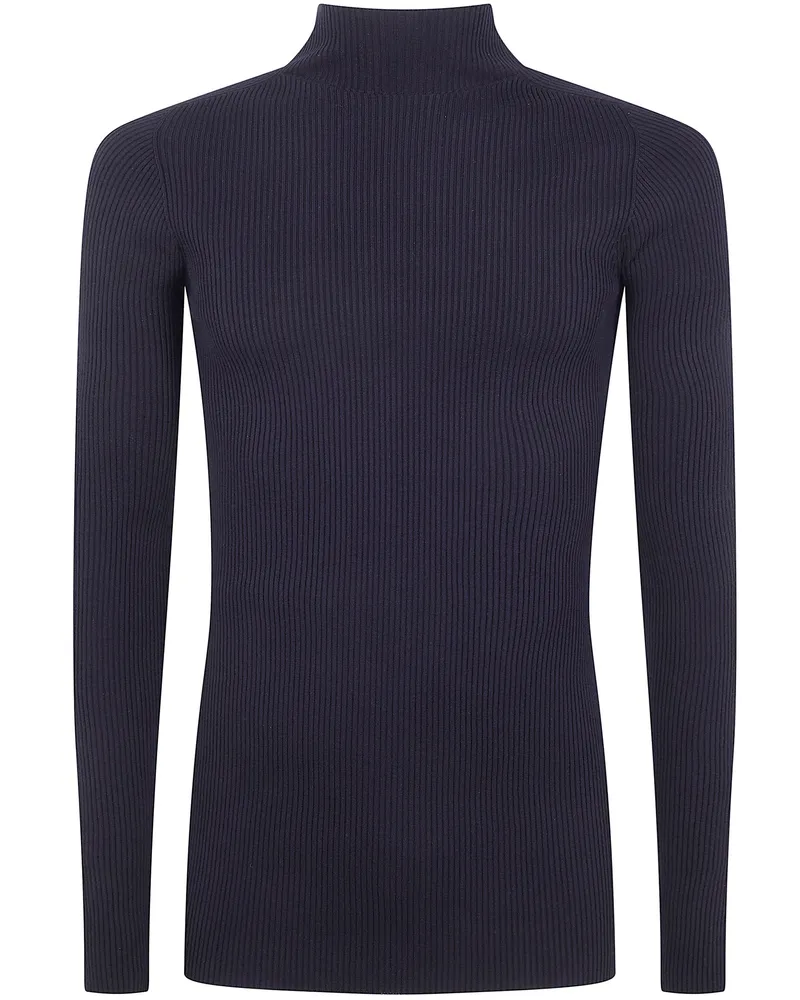 Rick Owens Ribbed" Lupetto Sweater Black