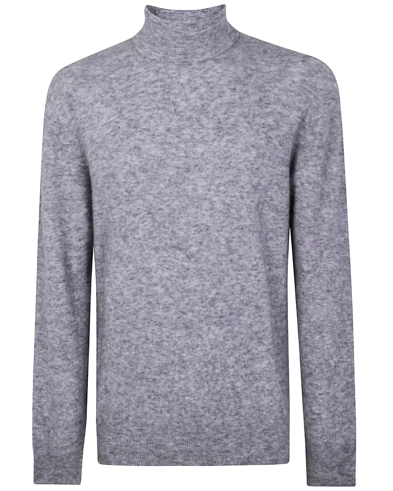 Nuur Long Sleeves Turtle Neck Sweater Gray