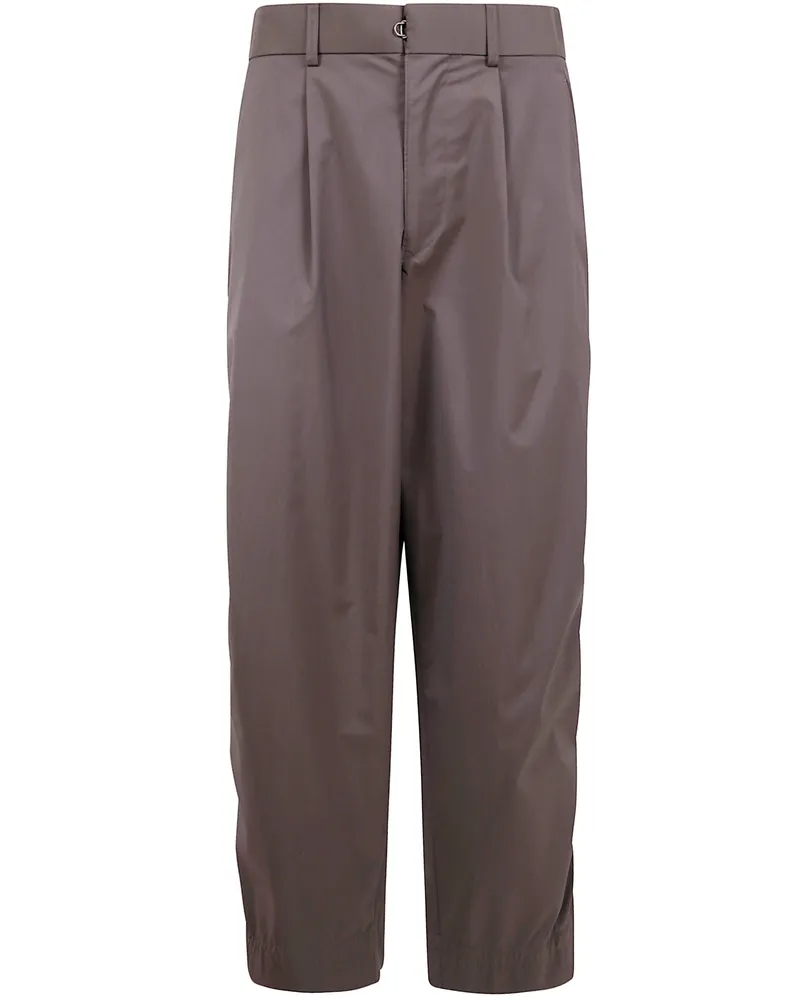 kolor Pants 18" Wide Leg Trousers Beige