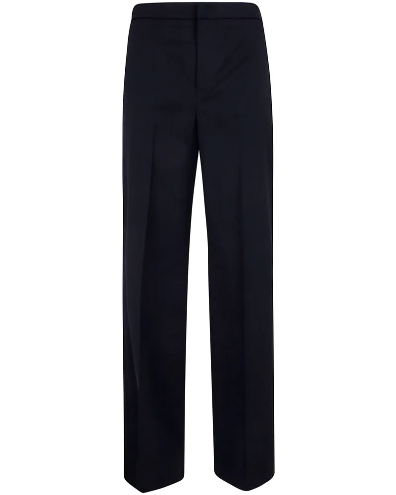 Twin-Set Pants Wide Leg Trousers Black