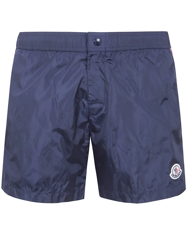 Moncler Nylon Technique Beach Swimwear Blue
