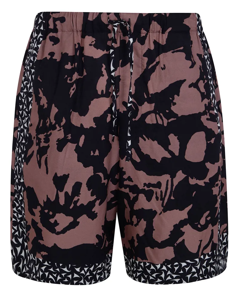 Dries van Noten Piperi Printed Shorts Pink