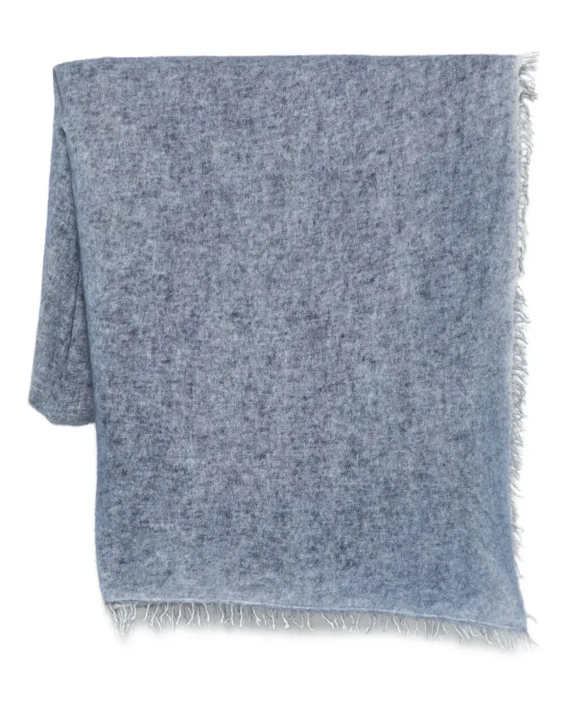 Avant Toi Bicolor Cashmere Scarf 185X90cm Blue