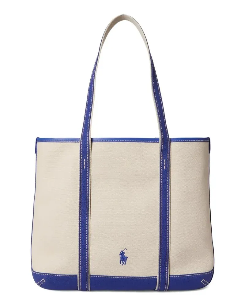 Ralph Lauren Spring Bear" Small Tote Bag White