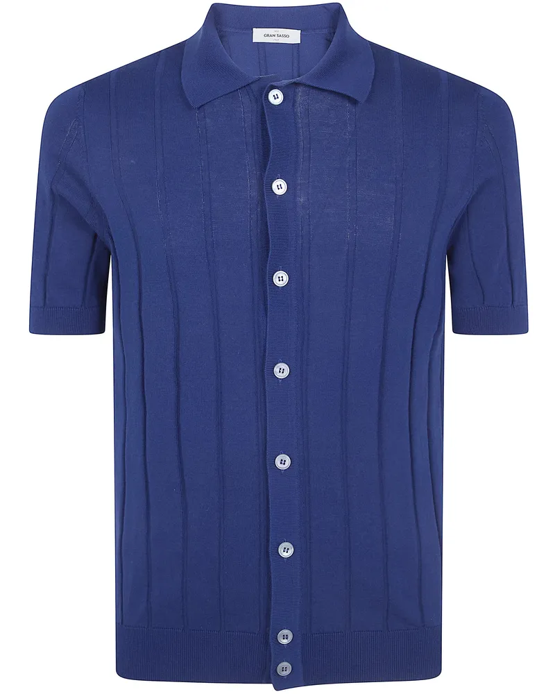 Gran Sasso Short Sleeves Shirt Blue