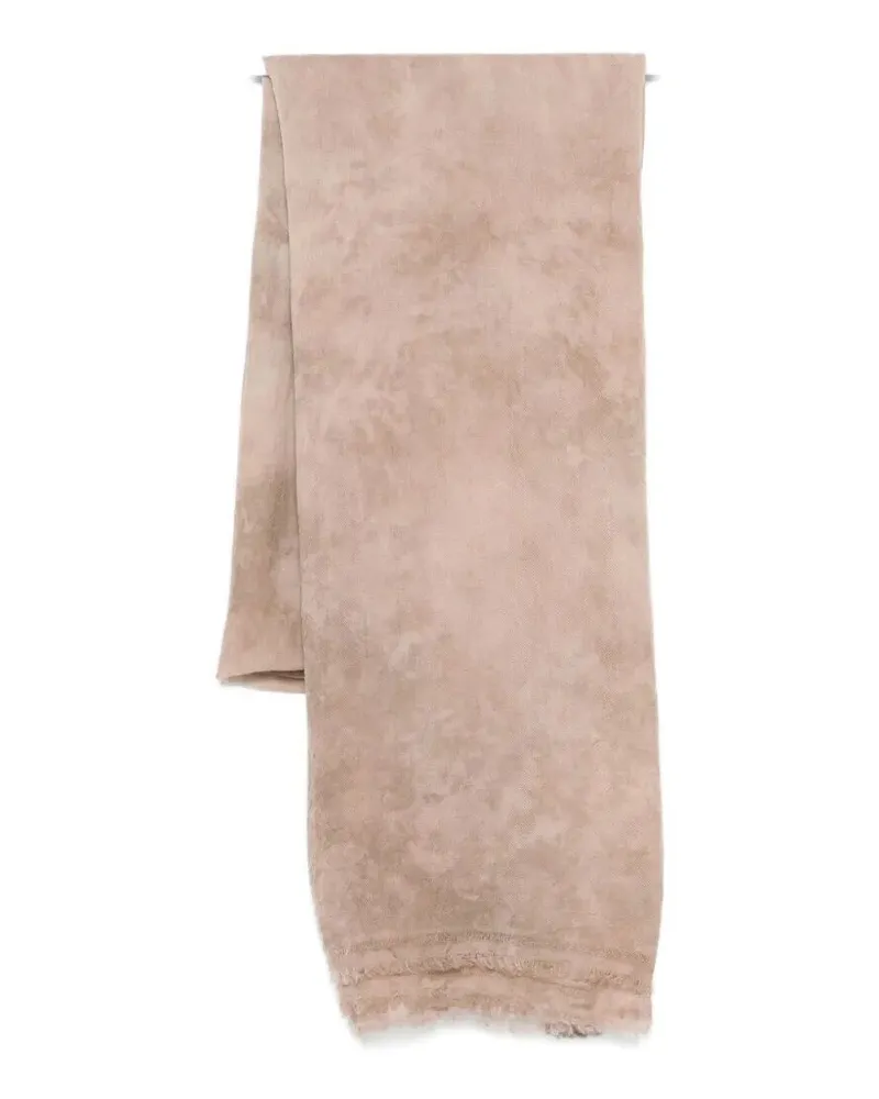 Avant Toi Austen" Faded Effect Light Wool Scarf 100X200 Brown