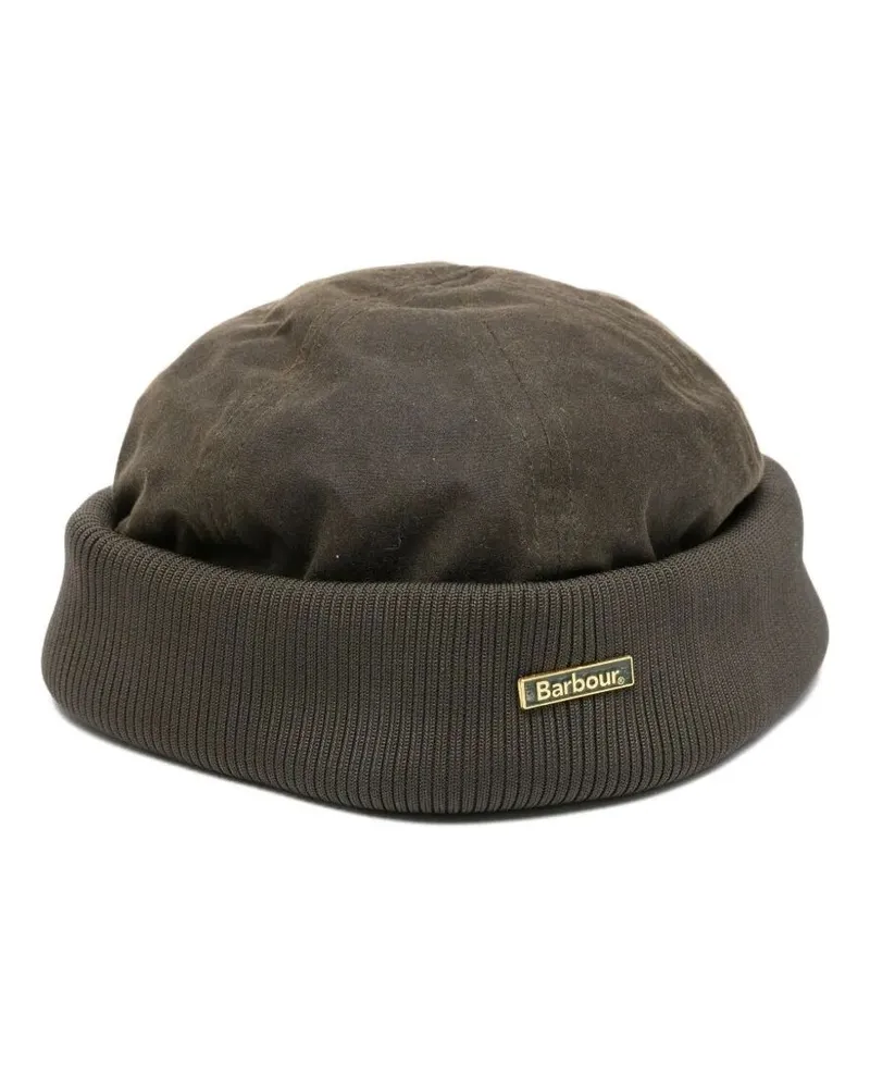 Barbour Oakmoor Wax Docker" Hat Green