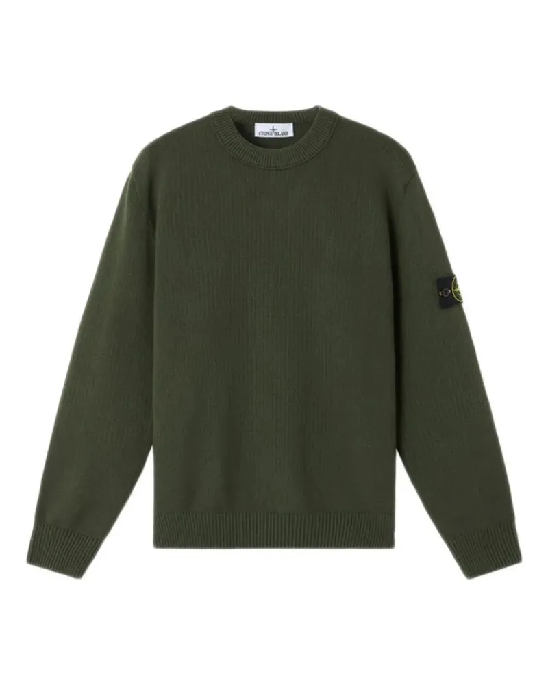 Stone Island Winter Cotton' Crew Neck Green