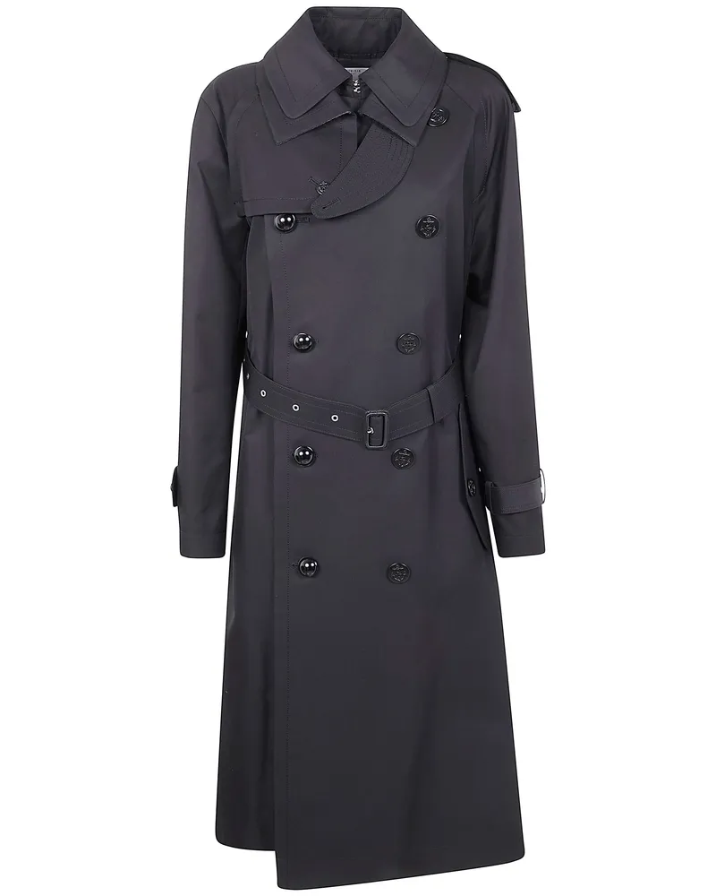 Sacai Cotton Gabardine Coat Black