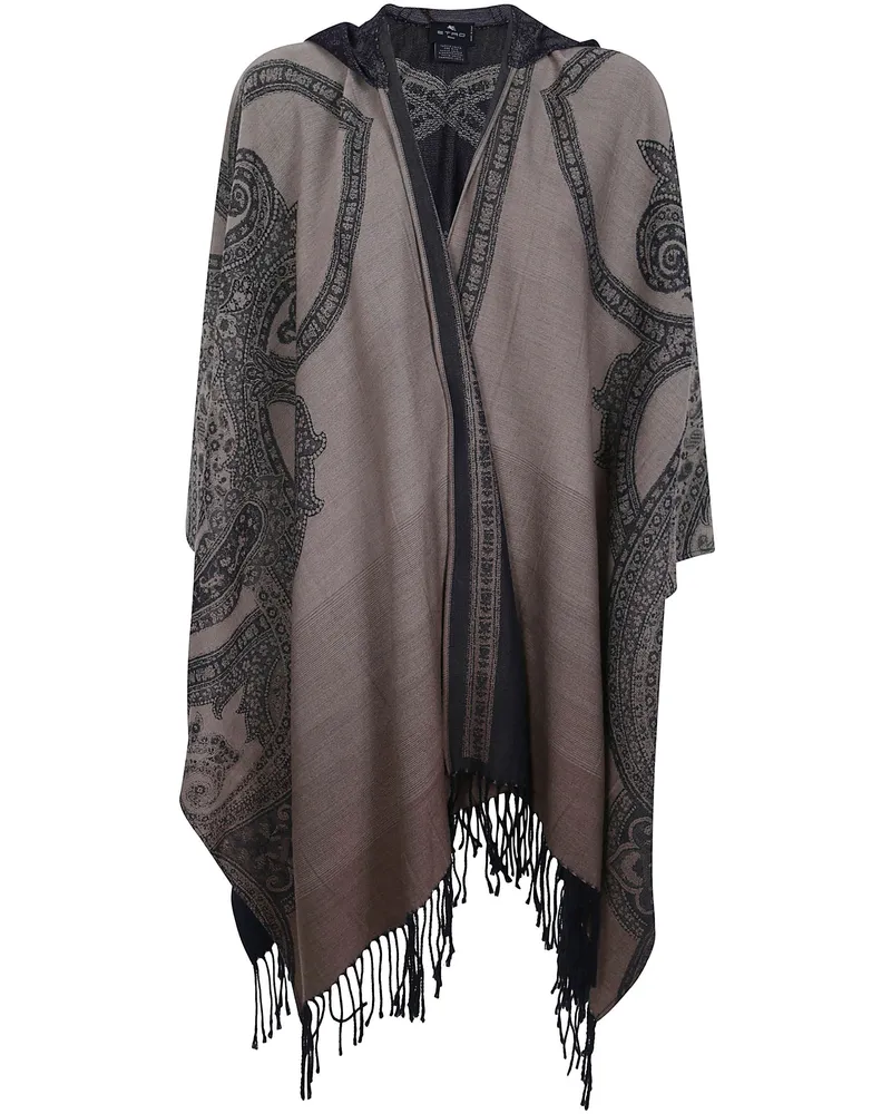 Etro Sweater Wool "Cardigan Brown