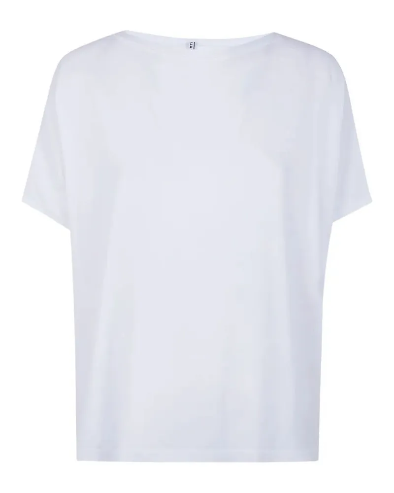 Liviana Conti Nelia Round Neck Sweater White