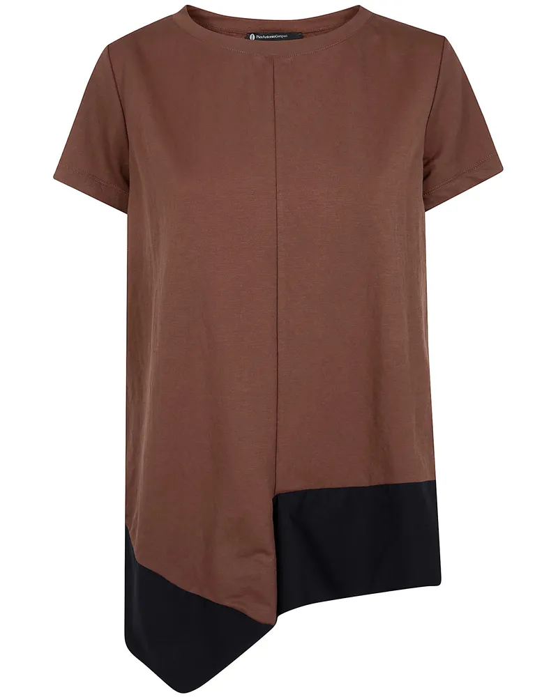 Pier Antonio Gaspari T-Shirt Jersey Brown