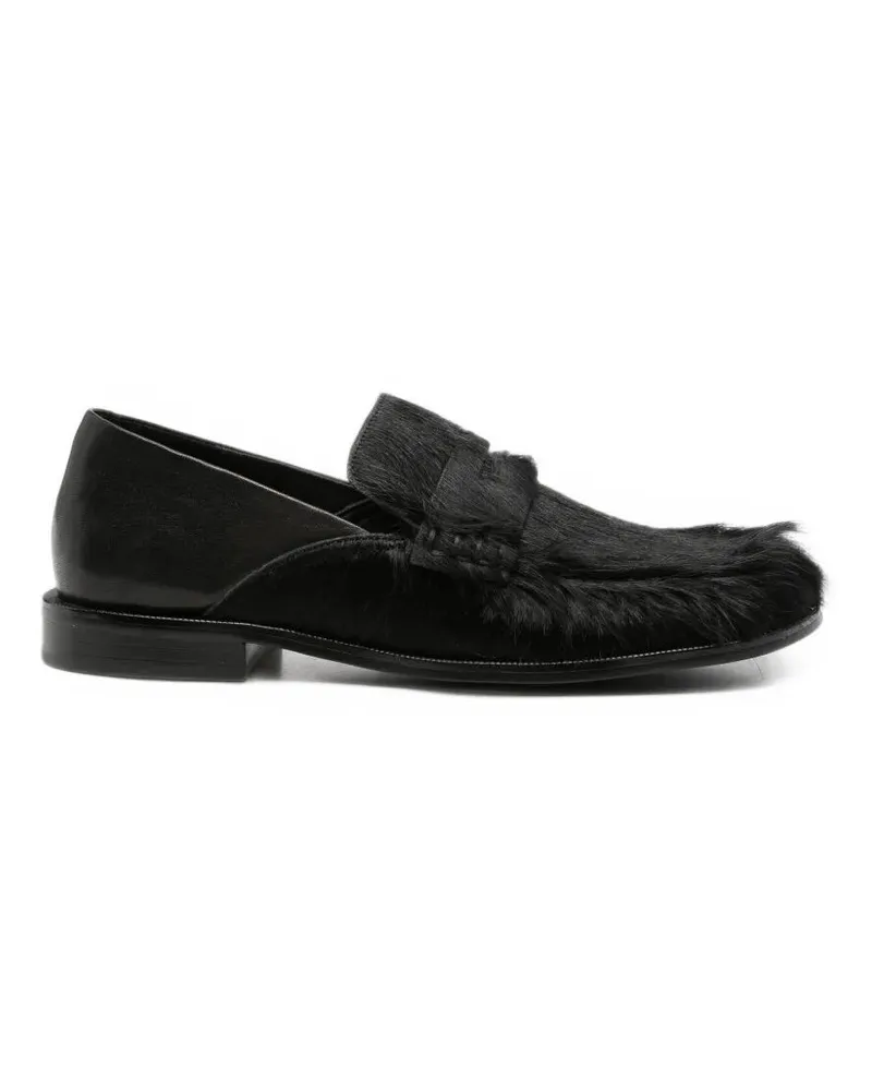 Paloma Barceló Loafers Pony Hair "Blanche Black