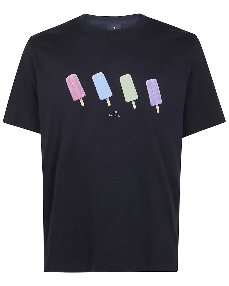 Paul Smith Mens Regular Fit T Shirt "Lollies Black