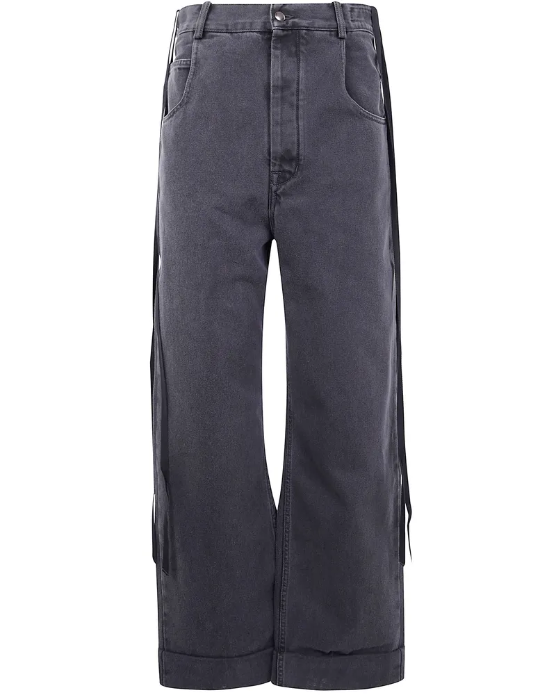 Ann Demeulemeester Kristel 5-Pockets High Comfort Trousers Gray
