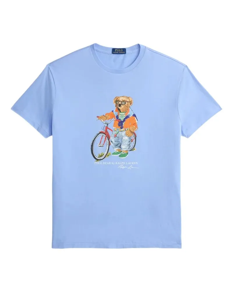 Ralph Lauren Short Sleeves Summer Bear T-Shirt Blue