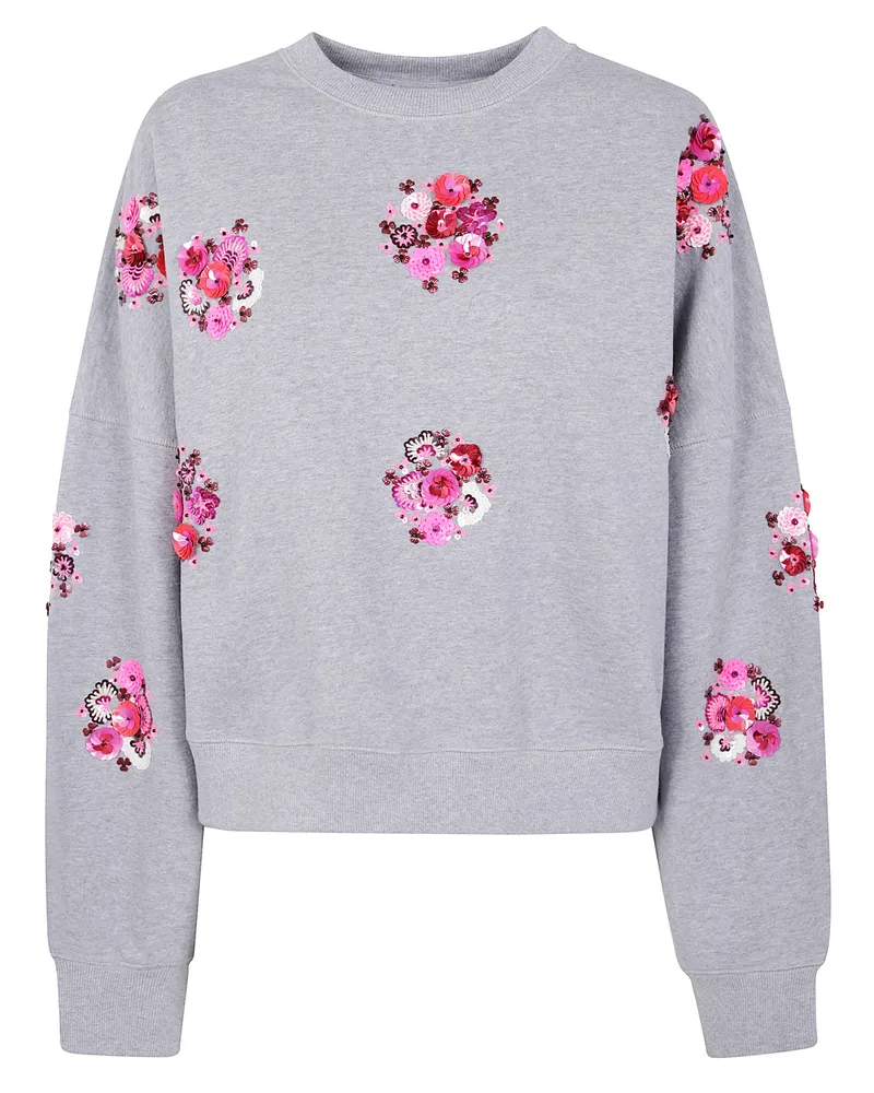 Essentiel Itro" Embroidered Sweat Gray