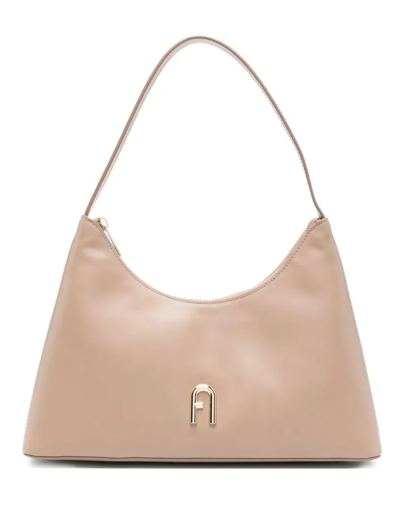 Furla Furla Diamante Small Shoulder Bag Gray