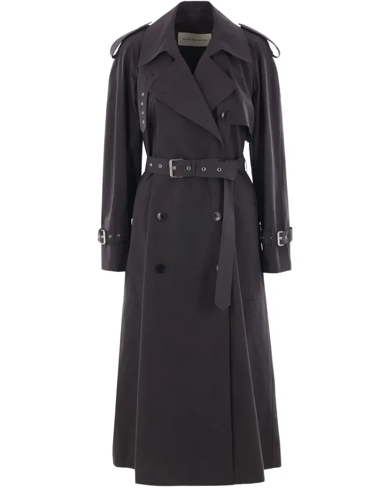 Dries van Noten Risto Raincoat Gray