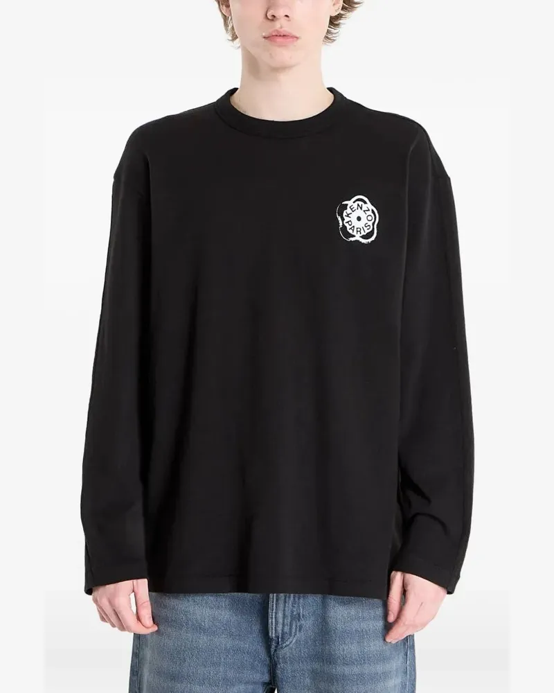 Kenzo Gots Boke Flower 2.0 Relax" Long Sleeves T-Shirt Black