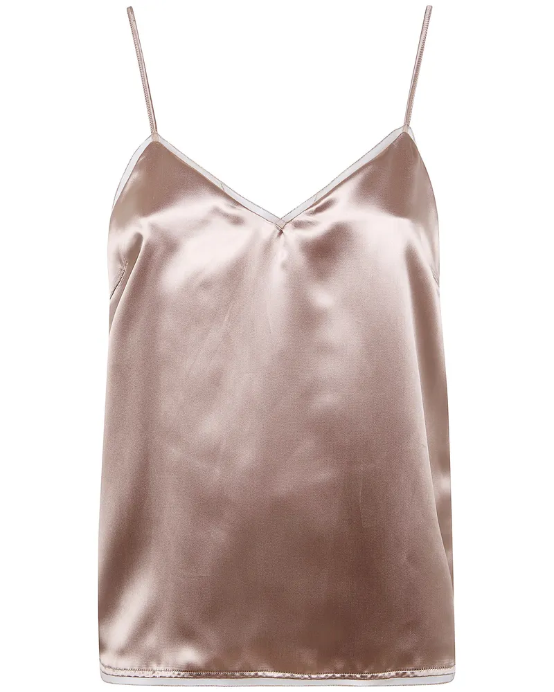 Fabiana Filippi Campagna" Metalic Top Brown