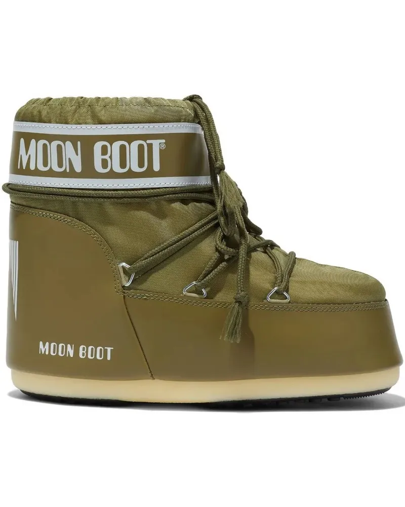 Moon Boot Icon" Low Nylon Boot Brown