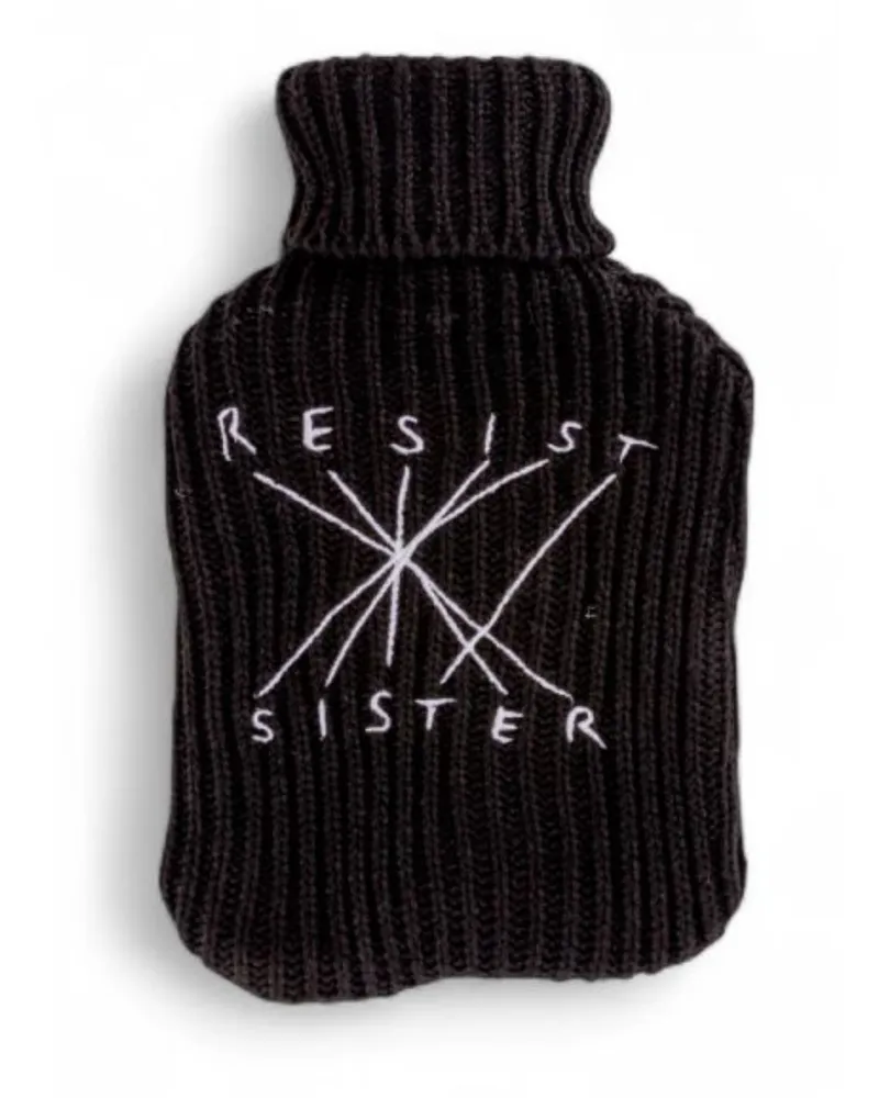 Seletti Resist Sister" Rubber And Acrylic Hot-Water Bottle Cm 24 X 37 Multi