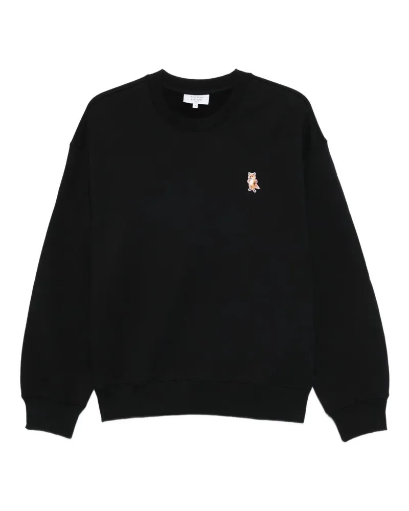 Kitsuné Standing "Fox" Comfort Sweatshirt Black