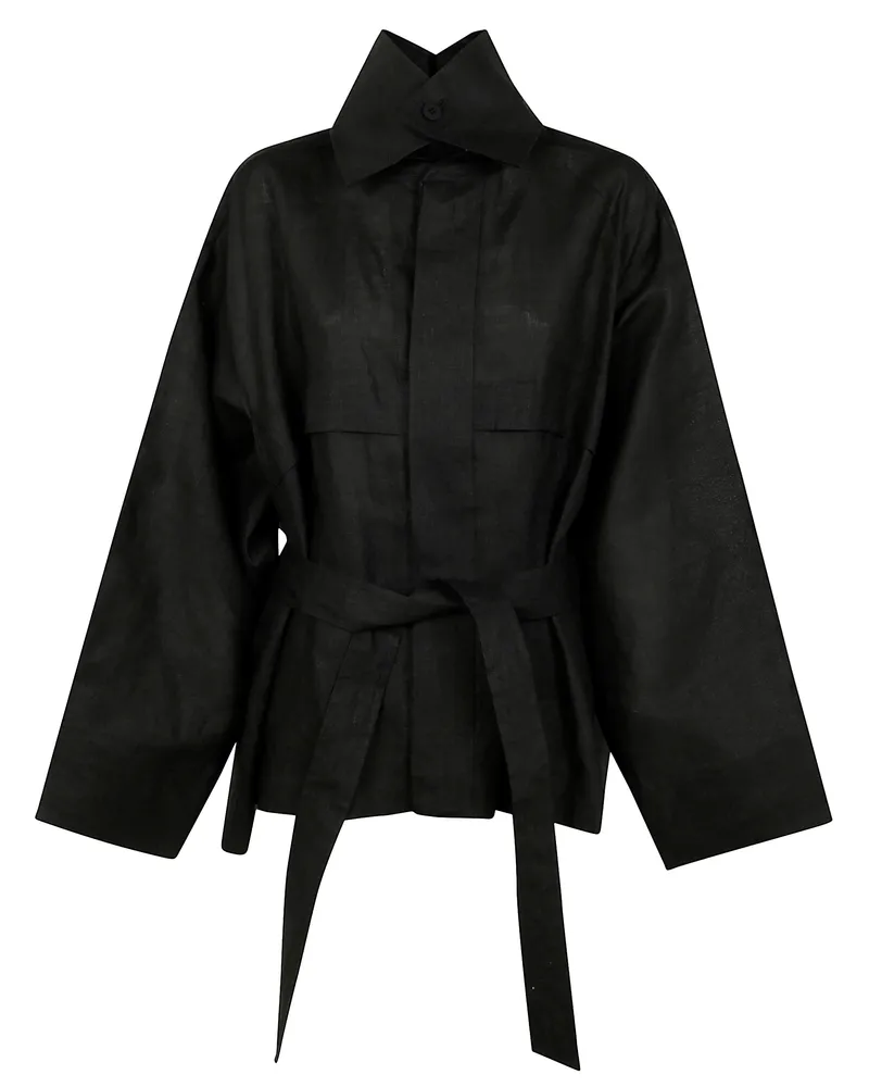 Issey Miyake Hempen Jacket Black